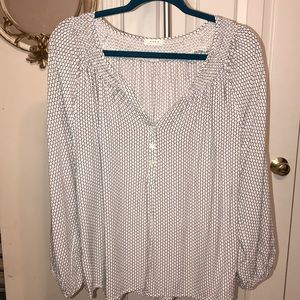 Soft Joie Yone Peasant blouse white